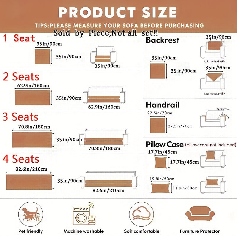 Легкий роскошный стиль чехол для дивана для домашних животных, универсальный противоскользящий чехол из шенилла, подходит для всех сезонов, идеален для домашнего декора. Наволочки, чехлы для спинки и подлокотников продаются отдельно.