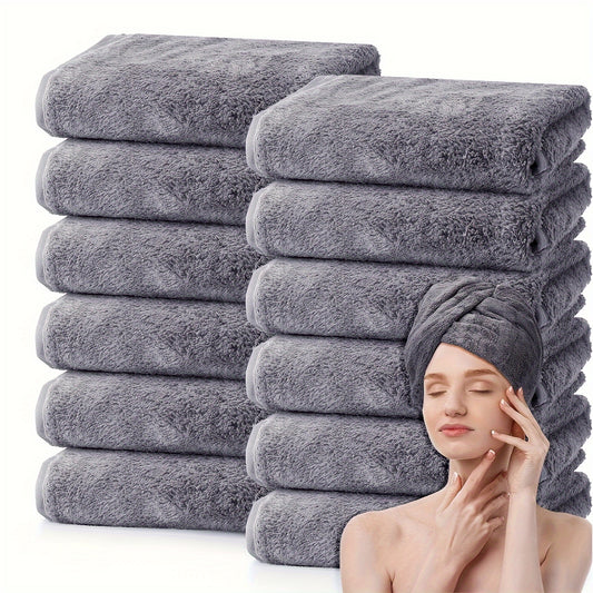 Large 42*80cm Coral Fleece Face Towel 5/10-Pack, 350g/m² Square Density