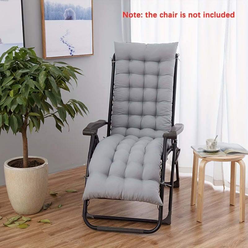 Soft & breathable cushion for a recliner chair, filled with thick PP material and covered in durable brushed fabric. Provides a comfortable seat pad for extended sitting periods.