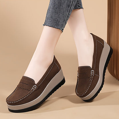 Women's Slip On Platform Daily Shoes