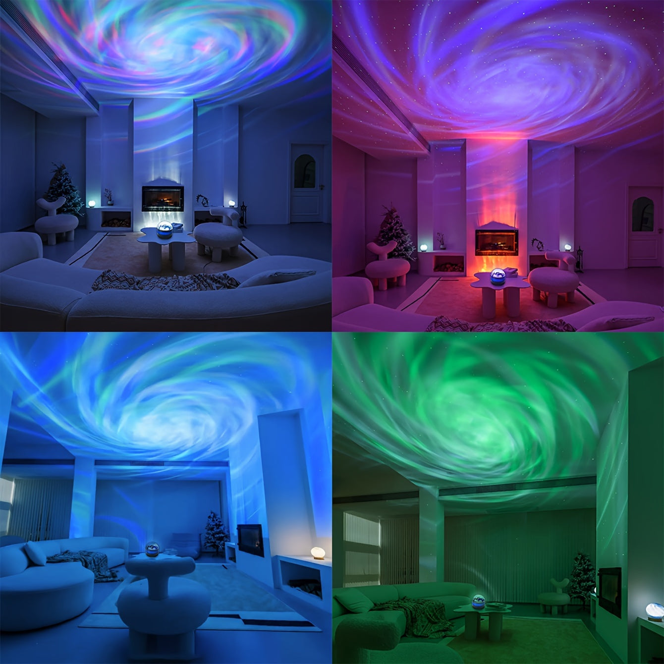 Transform your space with the enchanting Magical Starry Sky LED Projector. Perfect for creating an ambient bedroom decor, setting a romantic mood for Valentine's Day, adding a festive touch to your Christmas decorations, enhancing the atmosphere at a