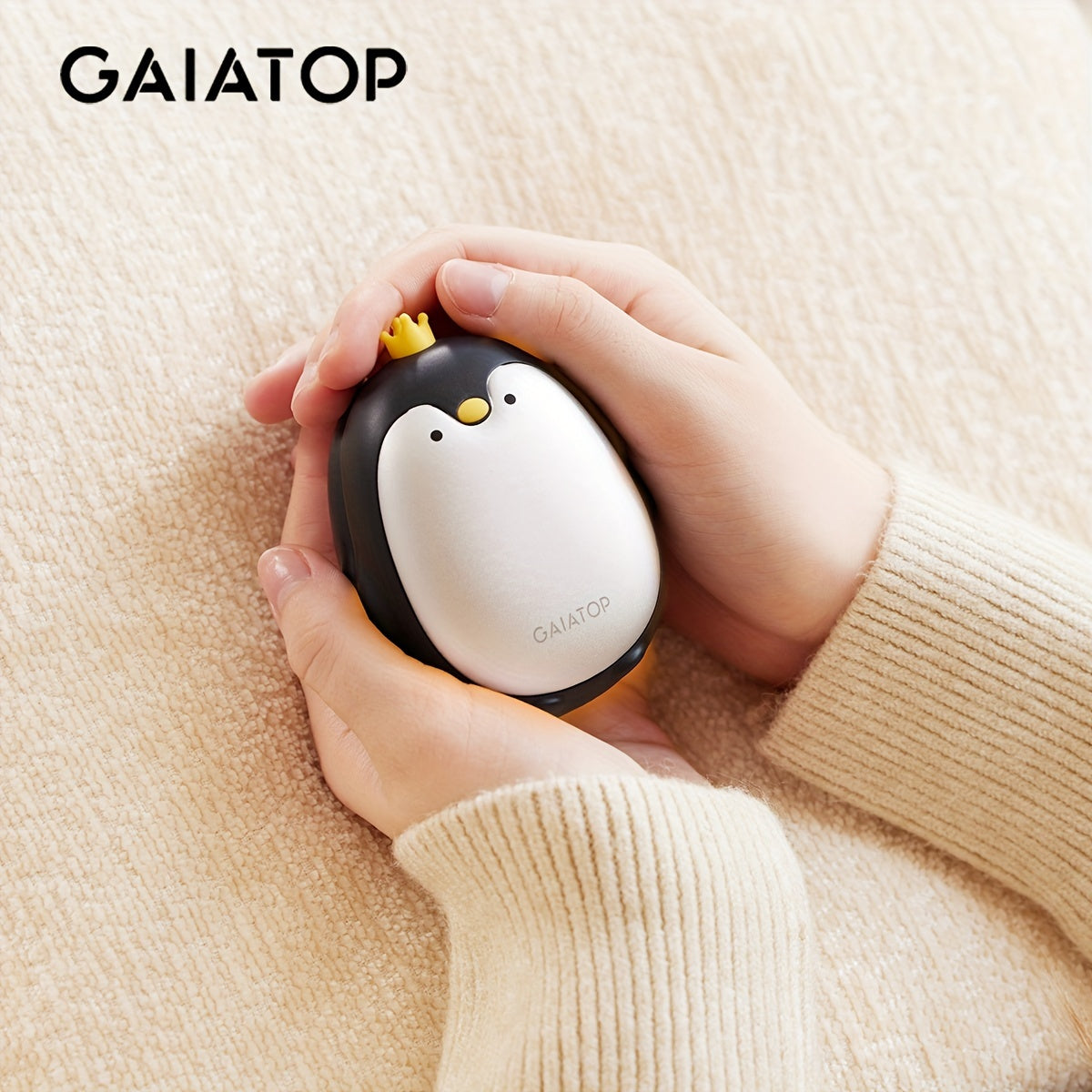 Get two of the Gaiatop Penguin Hand Warmers in this convenient 2-pack! These rechargeable electric heaters come with 3 heat settings and can provide 2-5 hours of usage. They are portable pocket warmers that come with a USB cable for easy charging.