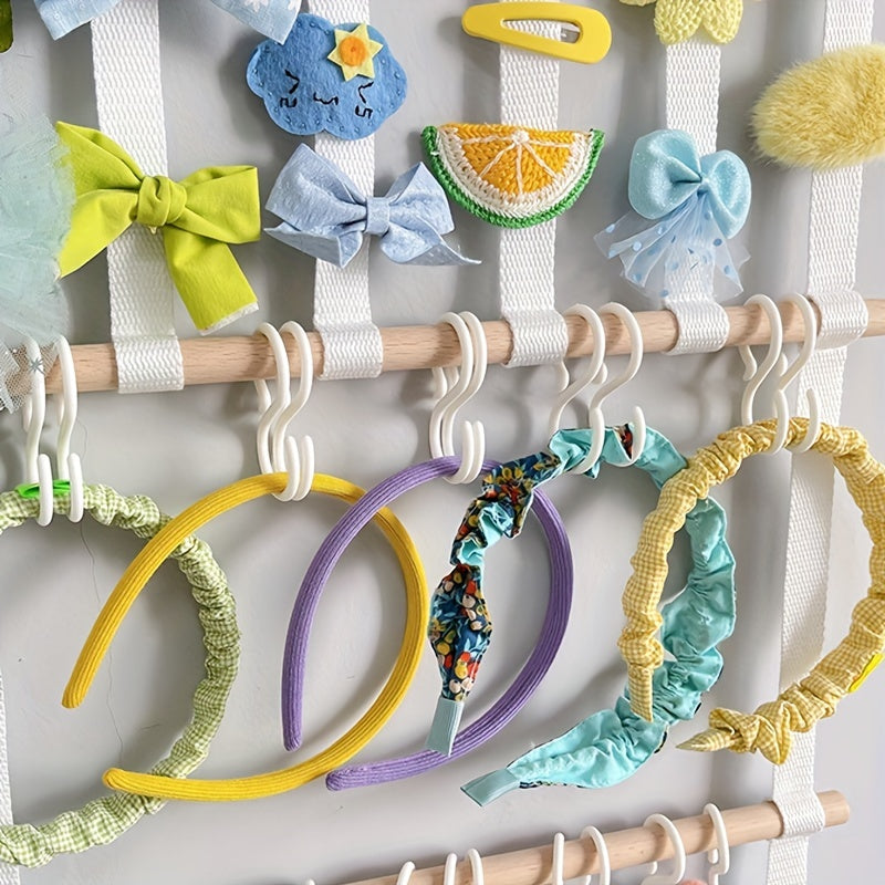 Keep hair accessories tidy with this cute headband holder wall hanging decoration, perfect for gifting this Christmas, Halloween, or Thanksgiving Day.