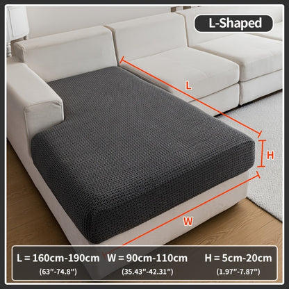 Waterproof stretch sofa cover, modern non-slip couch protector, pet-friendly elastic slipcover for living room, fits all seat and L-shaped sofas.