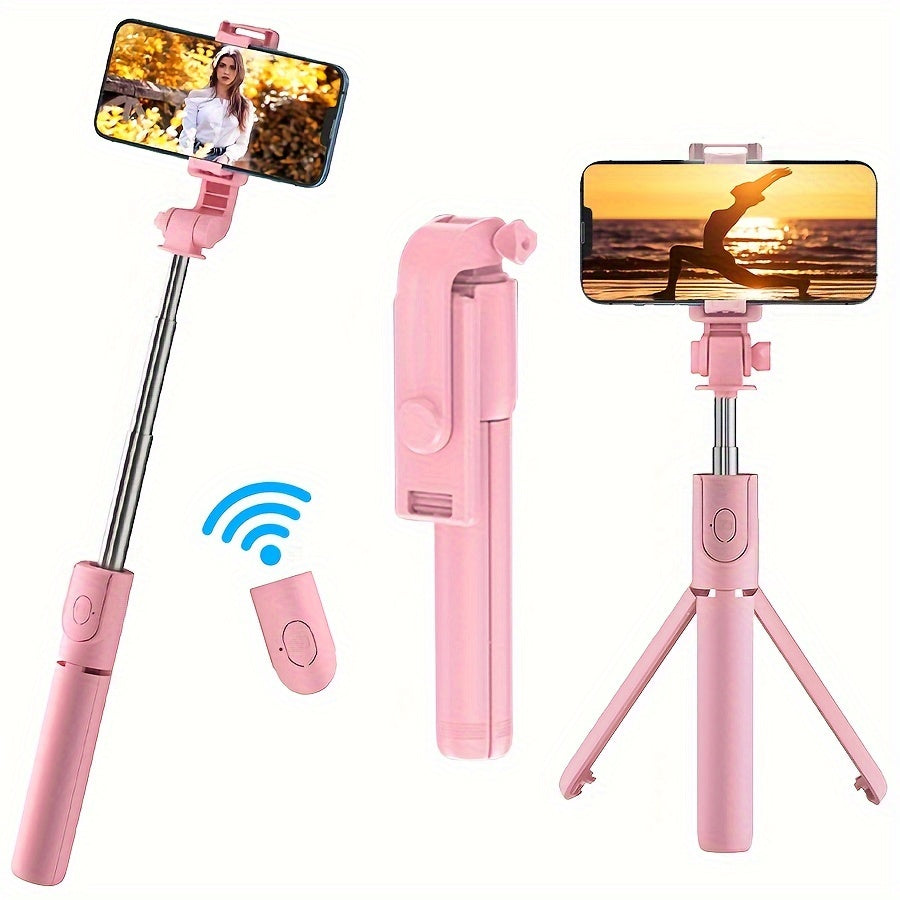 Wireless Selfie Stick with Tripod and Remote Control