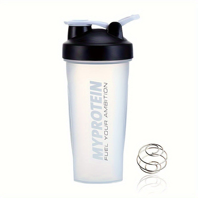 BPA-free protein shaker bottle, leak-proof, ideal for smoothies & workouts. Durable PP material, hand wash recommended.