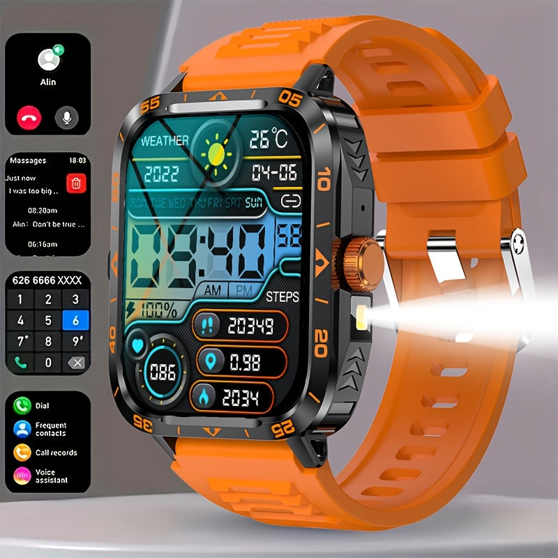 2024 New Smart Watch with Answer/Call feature, LED Altimeter, Barometer, 100+ Sports Mode, 300mAh Battery, Weather Viewing, Pedometer, Fitness Tracker, and compatibility with Android and