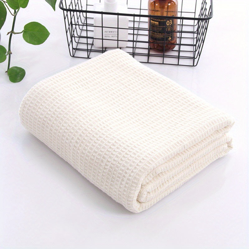 Soft and cozy waffle blanket suitable for all seasons. Perfect for adding warmth and style to your bed, sofa, or office space. Makes a great gift for birthdays, Christmas, or holidays for adults.