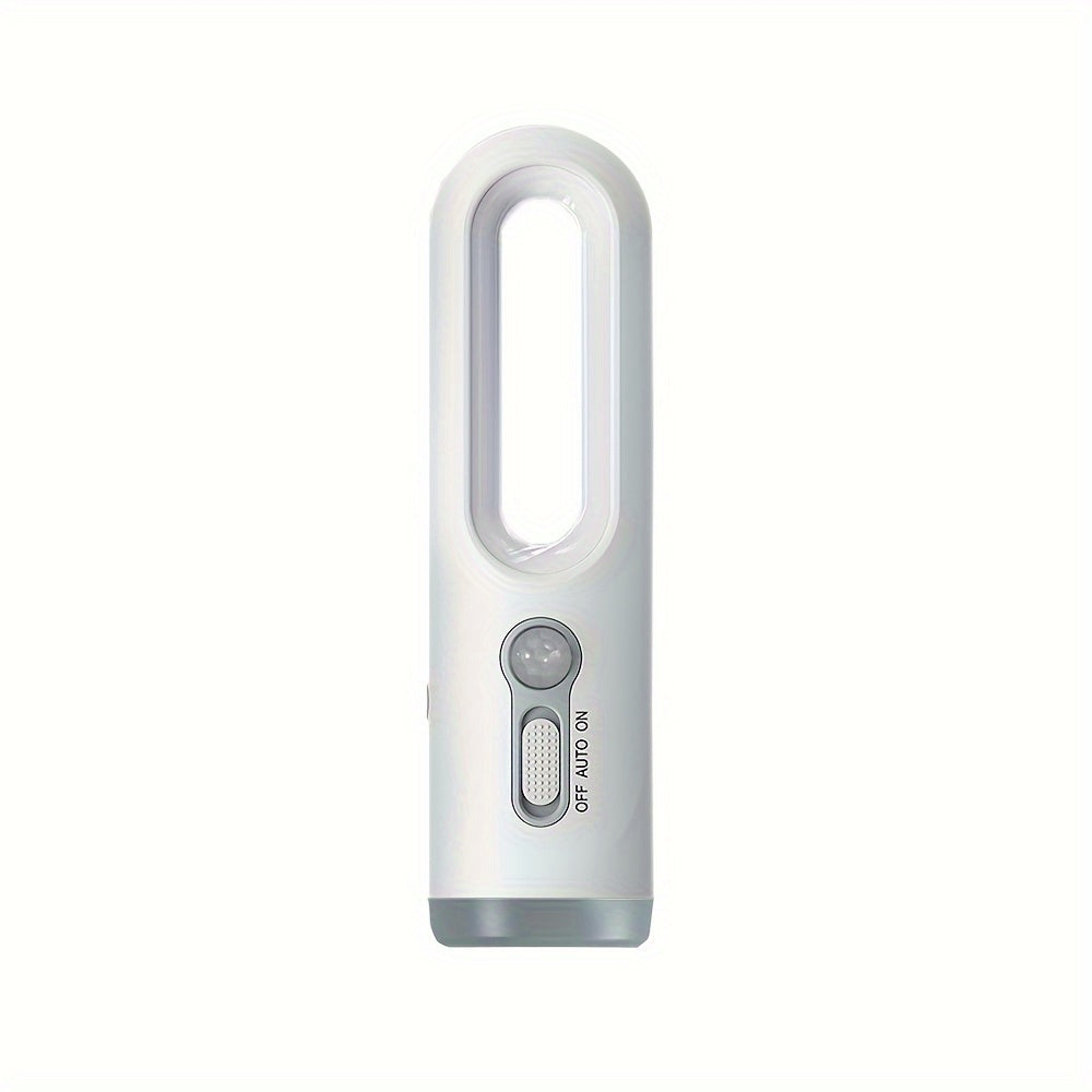 The YAOWITHSU Rechargeable LED Night Light is a portable body sensor with a dusk to dawn flashlight. It can be powered by a 36V battery or USB, making it perfect for home use. Made of plastic, this light is suitable for use in the bedroom, bathroom