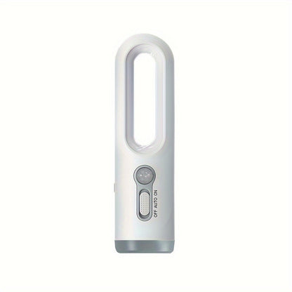 The YAOWITHSU Rechargeable LED Night Light is a portable body sensor with a dusk to dawn flashlight. It can be powered by a 36V battery or USB, making it perfect for home use. Made of plastic, this light is suitable for use in the bedroom, bathroom