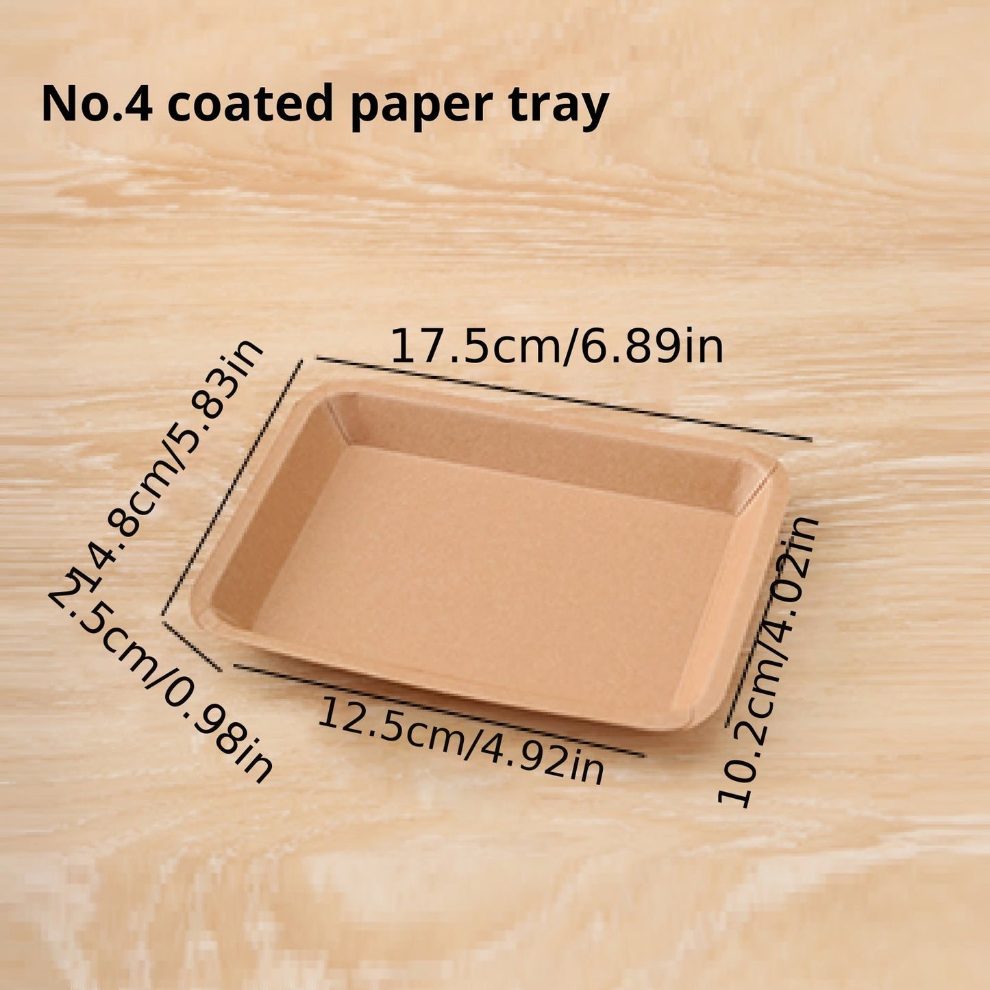 25 pieces of heavy duty disposable rectangle food trays, made from compostable, extra large paper. Perfect for serving crawfish, lobster, and crab at parties, BBQs, and crawfish boils. Accessories included.