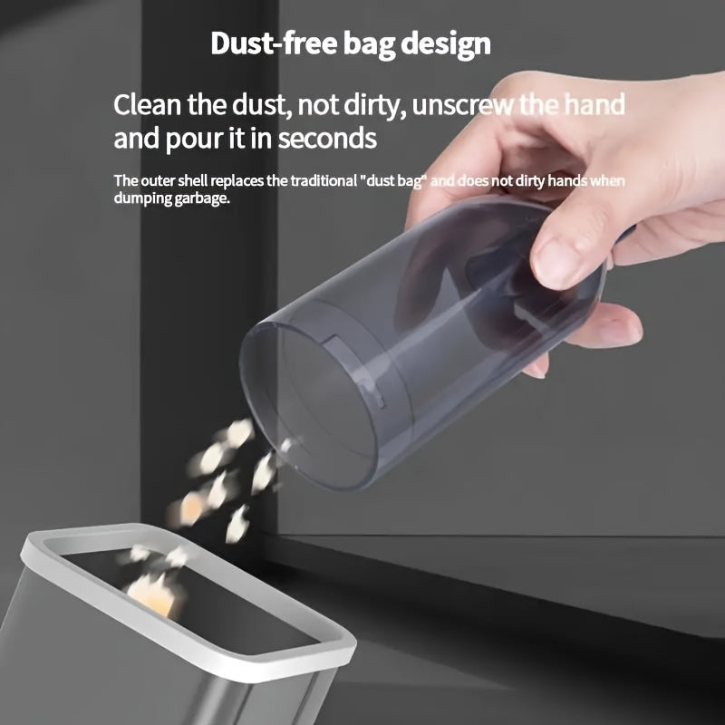 Wireless Handheld Vacuum Cleaner for Home and Car with 2000mAh capacity, 2-in-1 design, and 50W power. Made from ABS material, this vacuum cleaner features multiple components, USB charging, Li-ion battery, and dimensions of 18cm x 4.5cm. It operates at