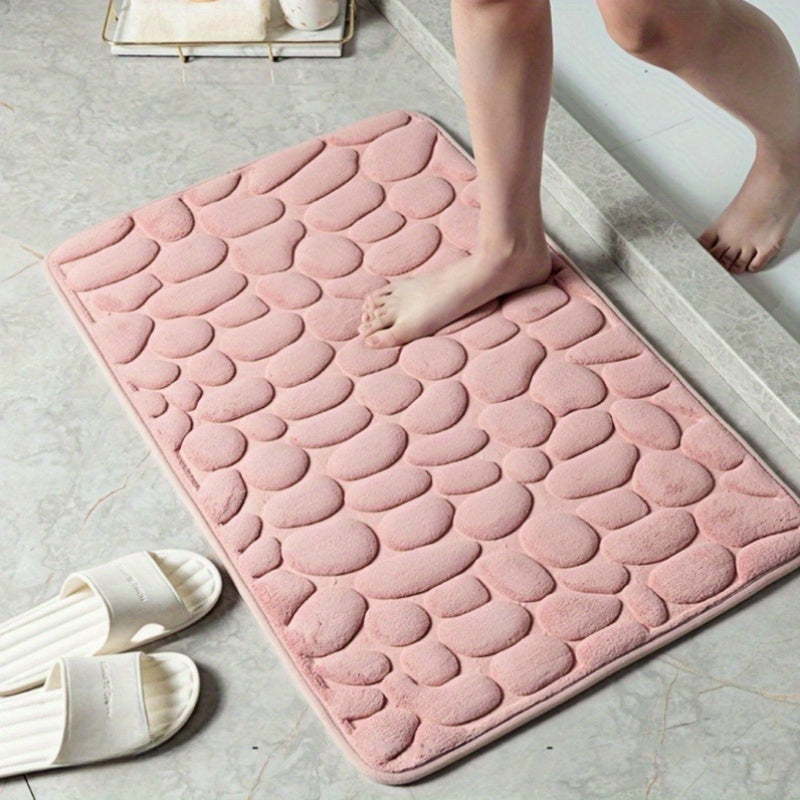 Machine washable shower room carpets with non-slip backing, soft indoor absorbent mats, bathroom mats, shower room rugs, bathroom accessories, and foot wipes.