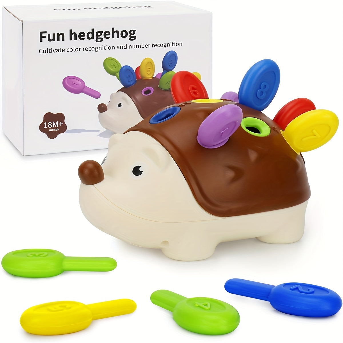 Colorful Plastic Hedgehog Toys for Kids - Promoting Fine Motor Skill Development, Ideal Preschool Gifts for Both Boys and Girls, Non-Battery Operated