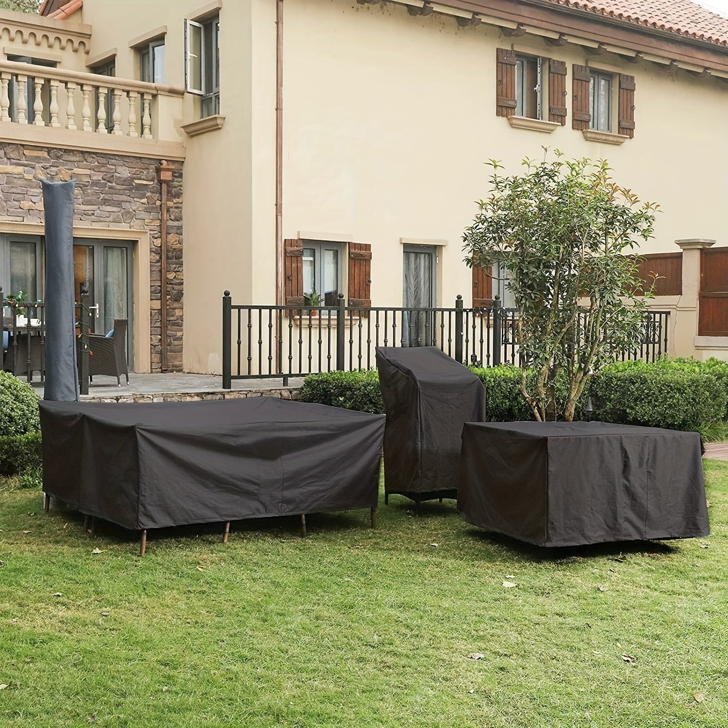 Keep your patio furniture safe with this heavy-duty waterproof cover!