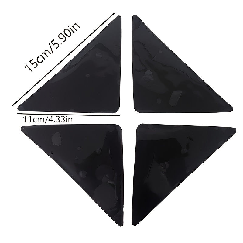 Wholesale Traceless Washable PU Triangle Carpet Fixing Sticker for Bathroom and Home Carpet Anti-slip Floor Mat