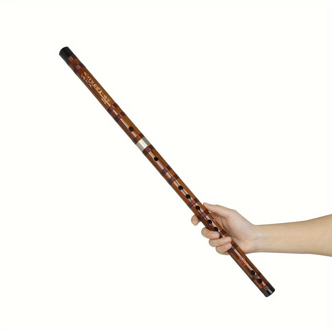 Premium bamboo flute with enhanced sound quality, ideal for beginners and adults. Includes protective case.