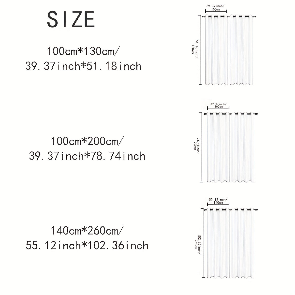 Enhance your space with this 1-panel blackout curtain in solid black color, designed to insulate against heat and cold, darken the room, and reduce incoming light. Perfect for adding style and functionality to your study, bedroom, kitchen, or living room