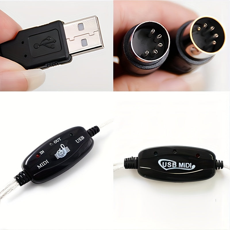 USB2.0 MIDI-редактирующий кабель для электронных пианино