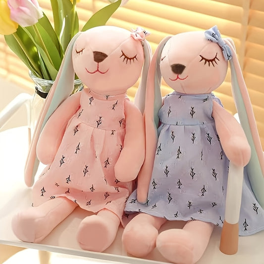 Cute bunny stuffed toy, popular holiday gift for family and friends.