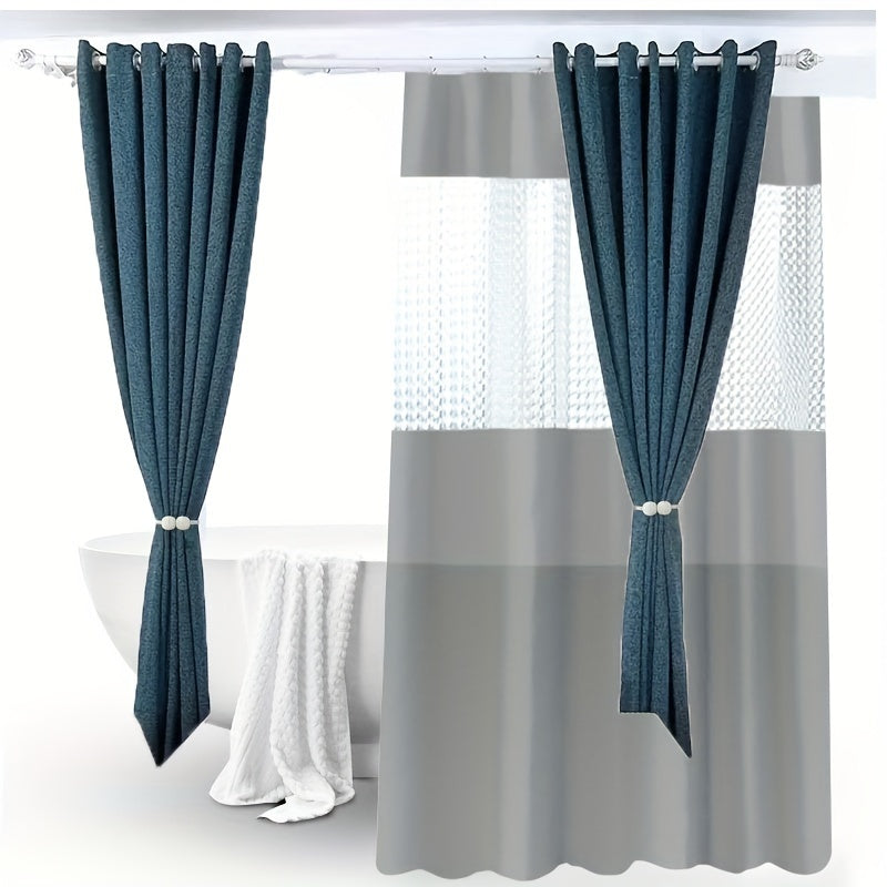 1 pair of magnetic curtain straps adorned with artificial pearls, perfect for any room as a stylish home décor accessory.