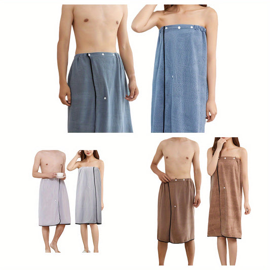 Ikki juft juftlik bathrobe, biri erkaklar uchun, biri ayollar uchun, super so‘ruvchi va tez quriydigan materialdan tayyorlangan. Uy hammomida foydalanish uchun mos, bu bosma to‘qima velsoft bathrobe yumshoq va