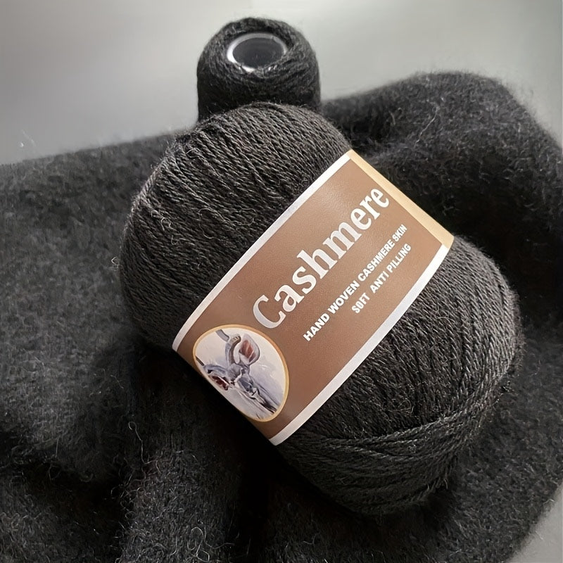 5 hand-woven cashmere blend yarns, 70% pure cashmere, 320m/350yd each in large (50g) & small (20g) skeins. Soft, anti-pilling for crochet & knitting. Ideal for scarves, sweaters, shawls in