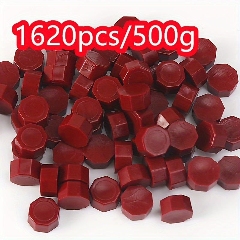 1620pcs/500g Octagonal wax particles for envelope special mud DIY gift box sealing wax retro bulk sealing wax particle