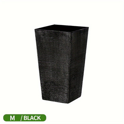 Large tall planter for outdoor or indoor use.