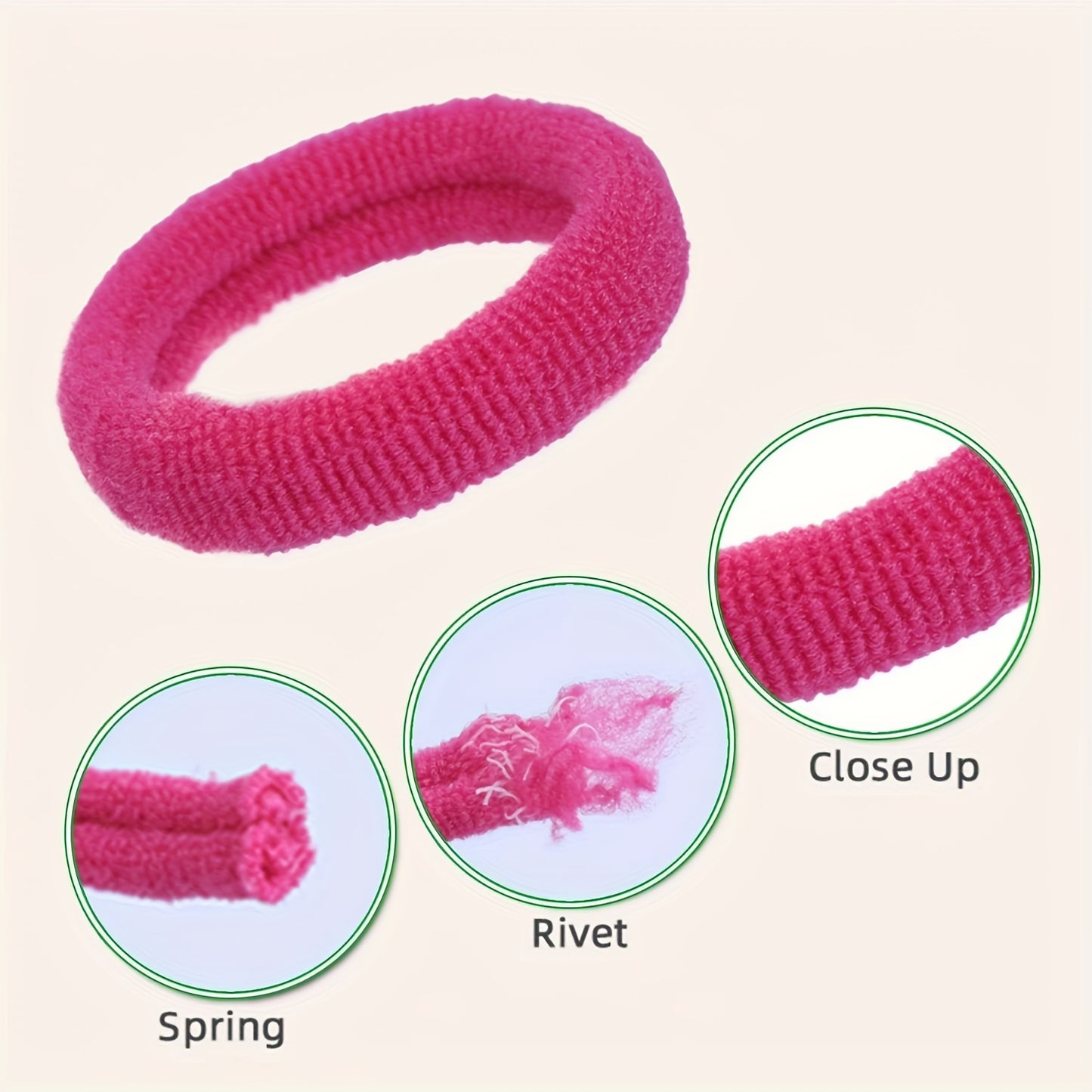 200 Colorful Hair Ties for Girls, Multicolor Soft Elastic Bands for Ponytails