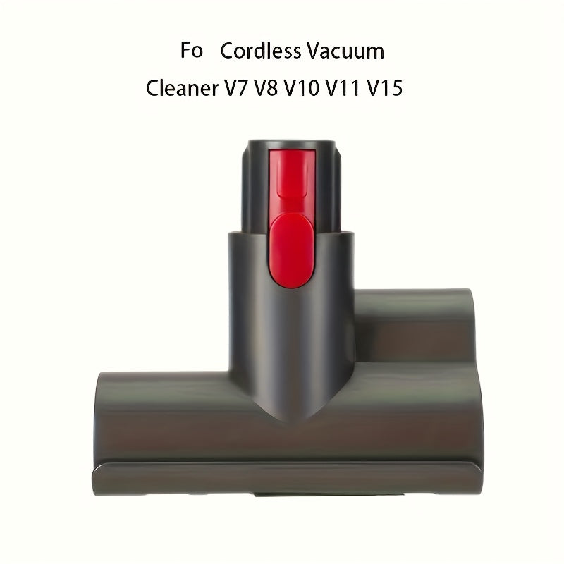 Replacement mini motorized brush tool head for V15, V11, V10, V8, V7 vacuum cleaners. Ideal for cleaning sheets, sofas, and carpets.