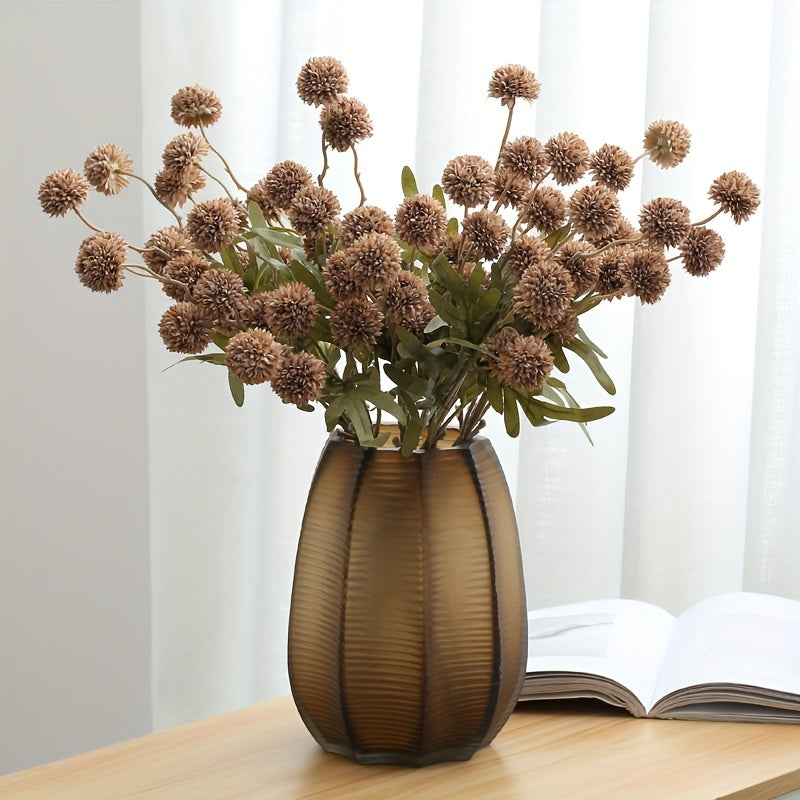 Dried dandelion bouquet for various occasions, including weddings, birthdays, and holidays.