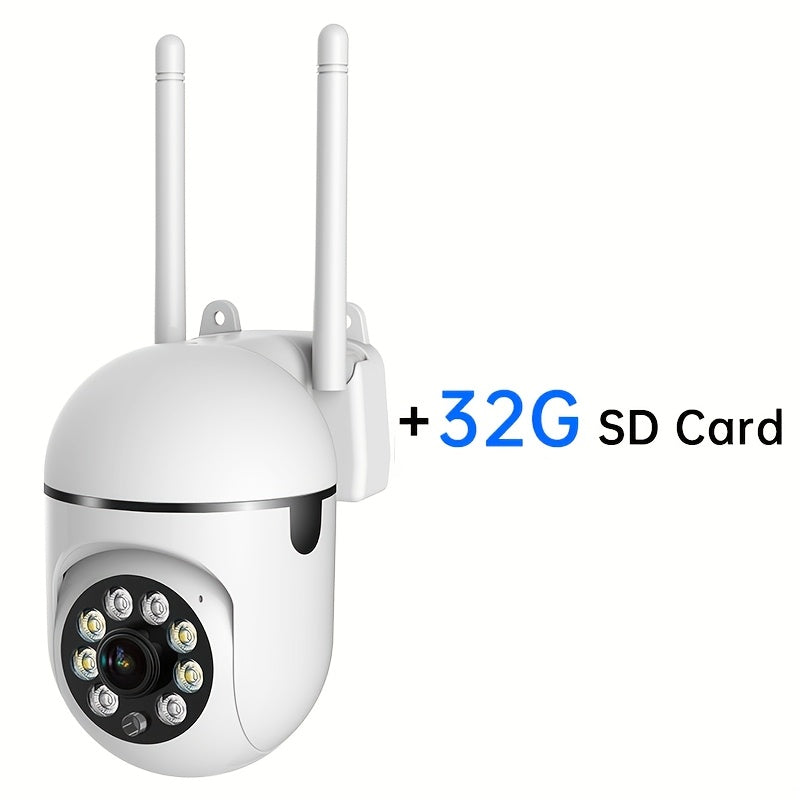 1080P PTZ WiFi Camera with Smart HD Night Vision, Remote Voice Control & Smart Tracking - Powered by USB