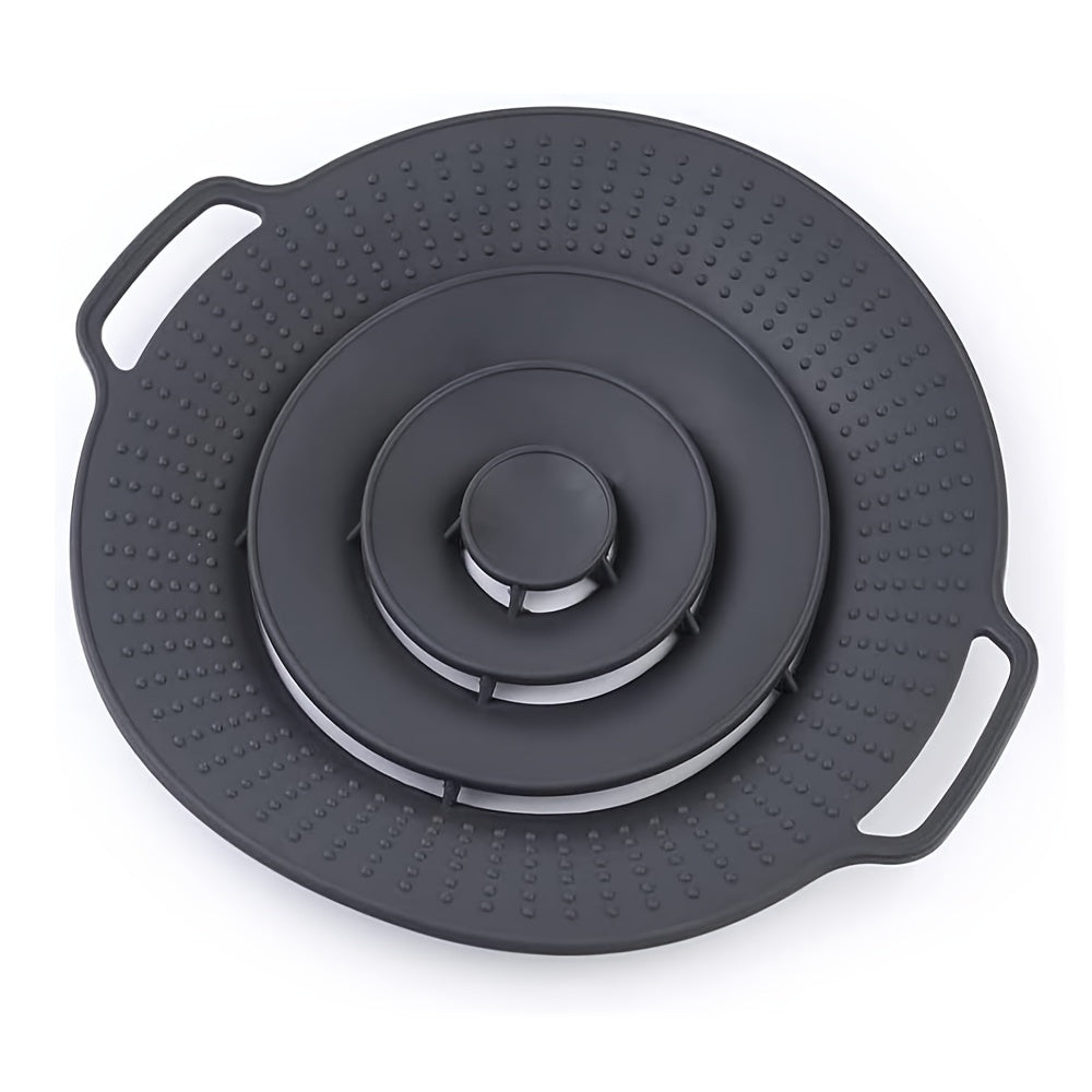 Spill Stopper Pot Lid Cover - Prevent Boiling Over with this Silicone Cover for Pots and Pans - Safeguard Your Cooking with this 30.48cm Multi-Function Lid Cover for Kitchen Use