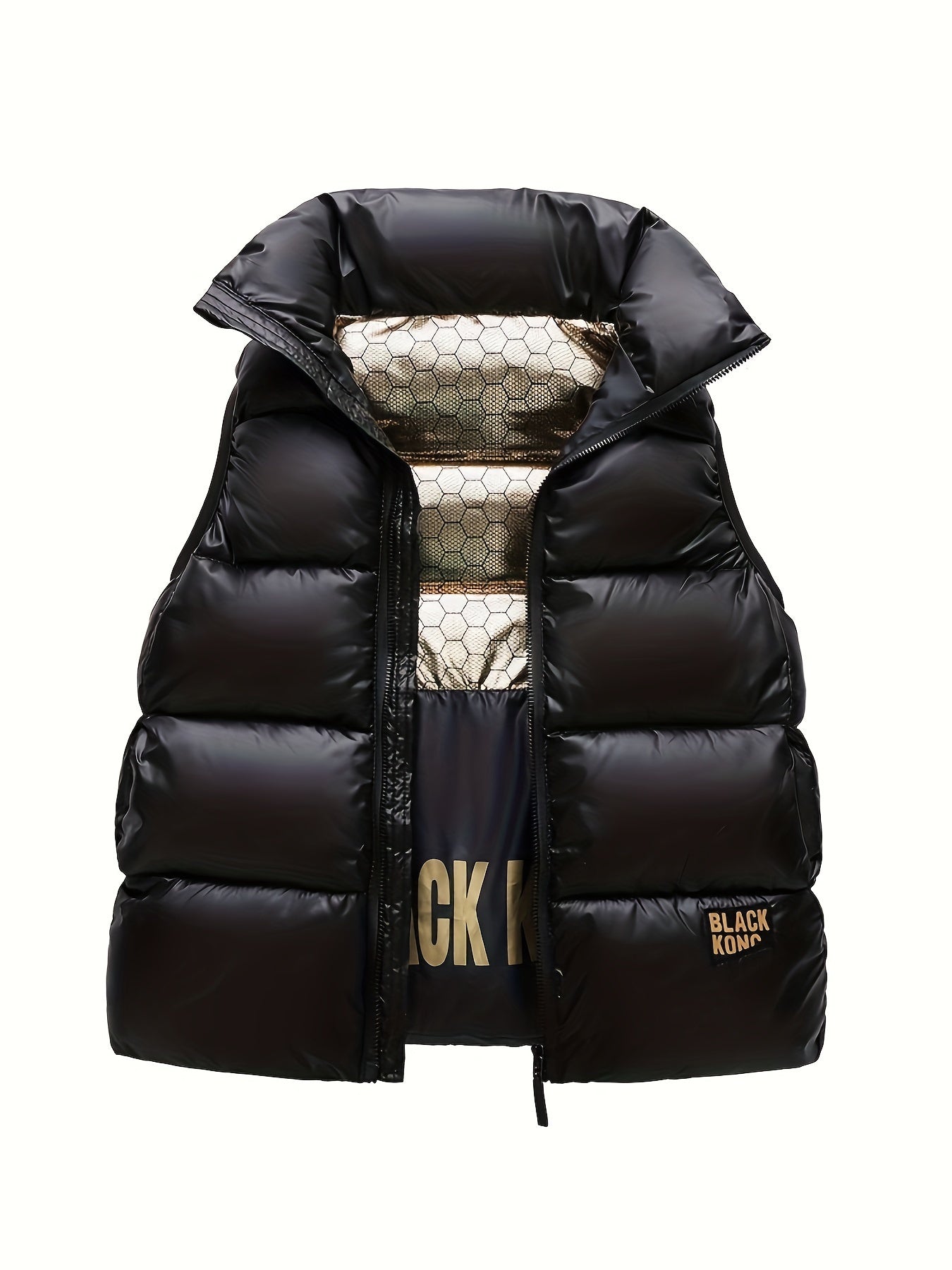 Kids' warm hooded vest for fall/winter outdoor activities