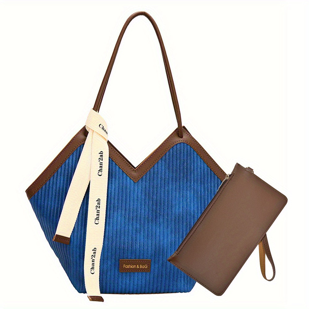 Chic faux leather tote bag for work with trendy design and large capacity.