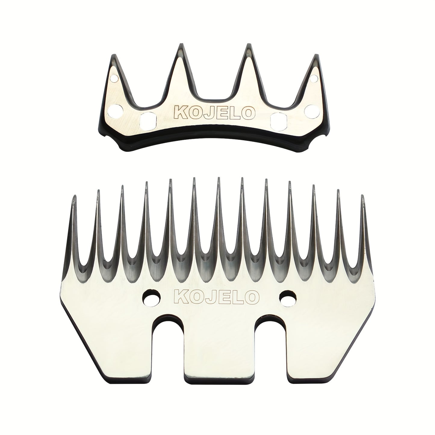 Replacement blades to fit Oster, Lister, and Heiniger sheep clippers for grooming sheep, goats, lambs, llamas, and alpacas.