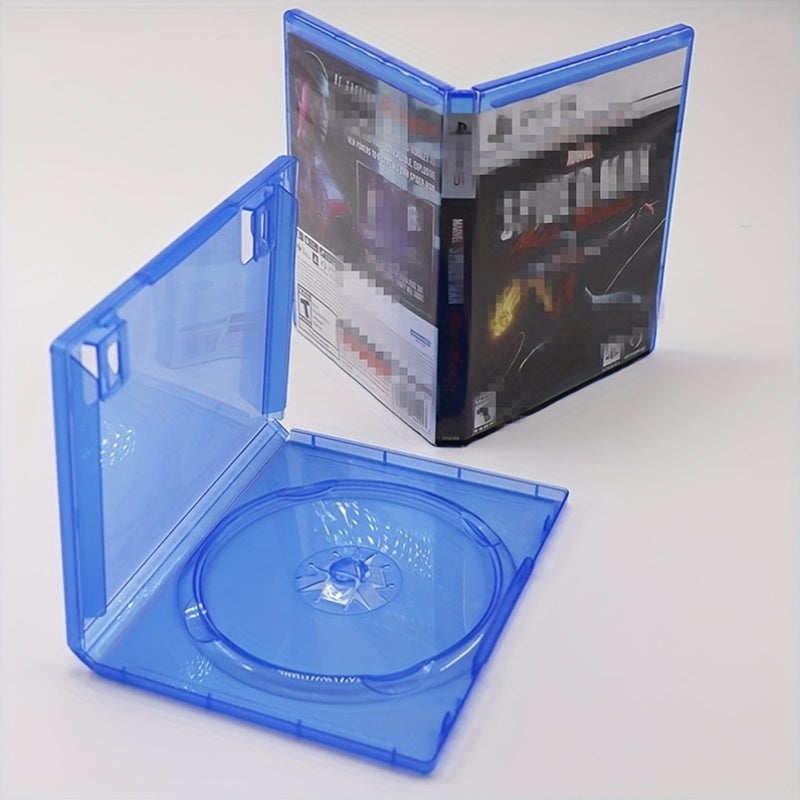 Clear Plastic CD/DVD Storage Box - Protect Your Game Discs without Electricity Needed. Durable Holder for CDs and DVDs.