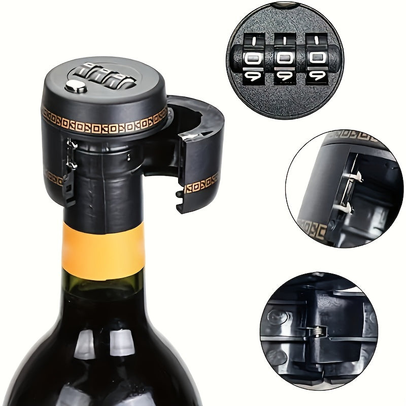 Wine bottle locks for securely storing liquor.