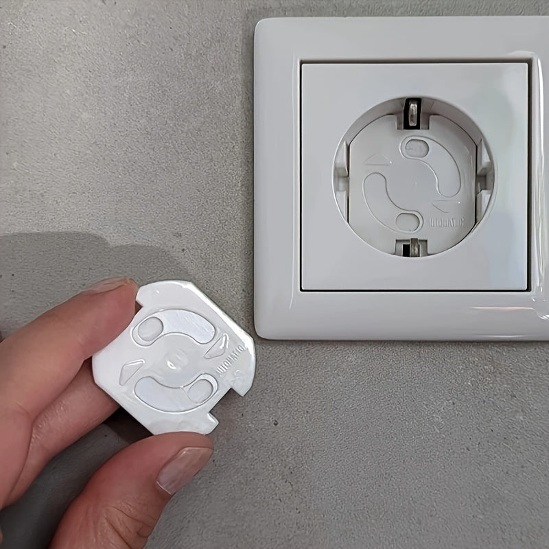 30 Youngsters Safety Outlet Covers - Simple Installation, No Tools Required - Made of BPA-Free White Plastic - Great for Home & Travel, TWO DADS Approved - Ideal for Christmas and Thanksgiving.