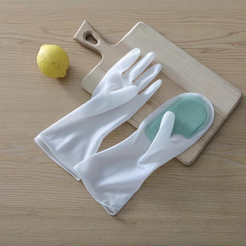 Magic Scrub Dishwashing Gloves are a versatile option for cleaning various areas including the kitchen, bathroom, and outdoors. They are water resistant and lead-free.