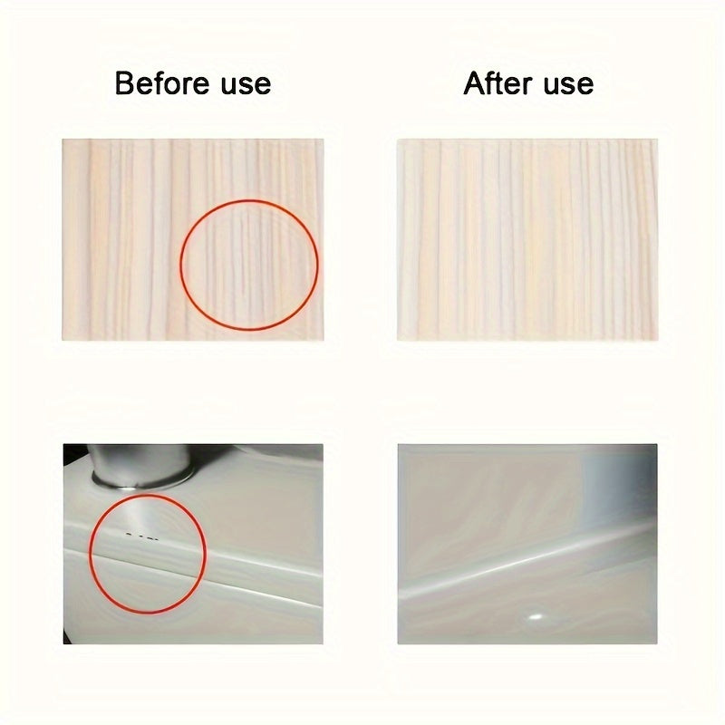 Repair scratches and cracks on wooden furniture with durable wood filler. Easy to use and suitable for chairs, tables, and floors. Dimensions: 3cm X 12cm.