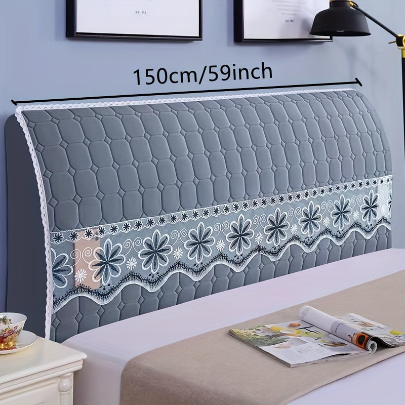 Protect your bed with this super soft quilted headboard cover, in a luxury solid color, to keep it free from dust and stains.