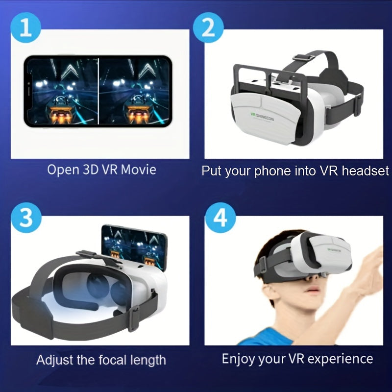 VR glasses combine 3D movies and gaming for an immersive virtual reality experience - perfect gaming gift for winter