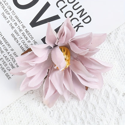 10 handmade Chrysanthemum head silk flowers for DIY home party favors and wedding decoration