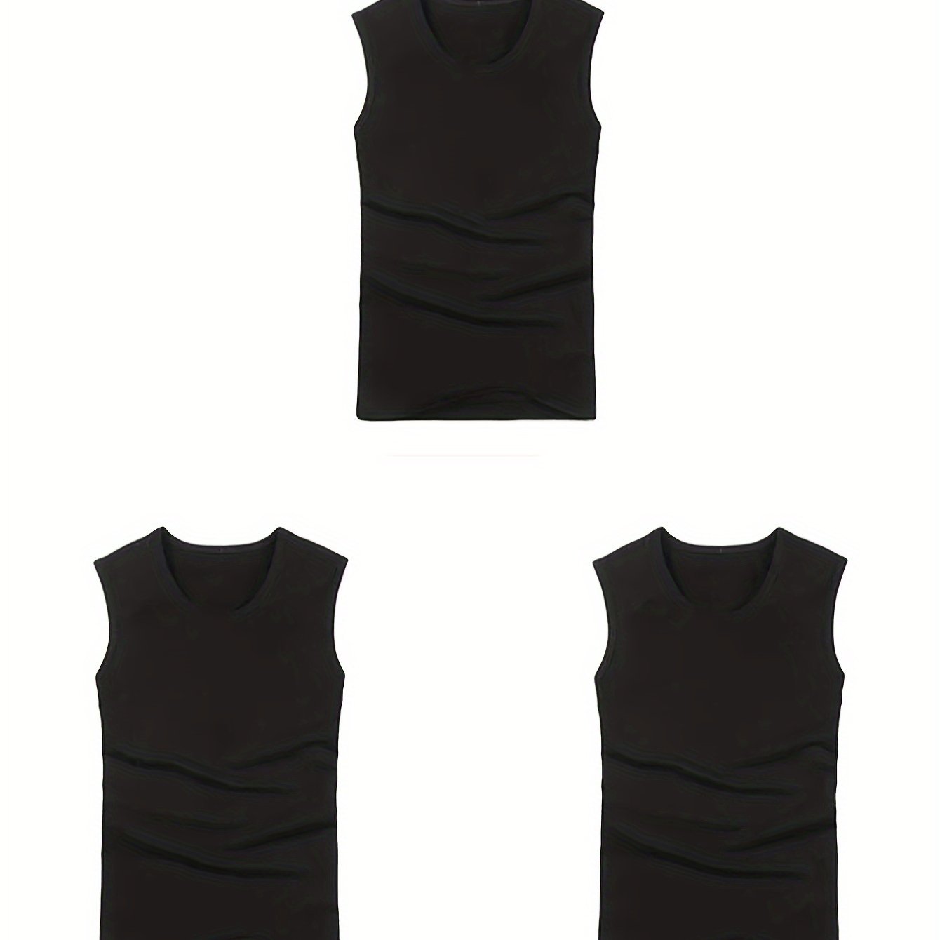 Men's sleeveless tank top for fitness activities, with quick dry and sweat-wicking technology.