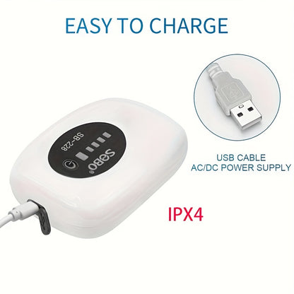 Portable, rechargeable fish tank air pump with USB charging, includes 1-2 meter tube and air tube aerolite.