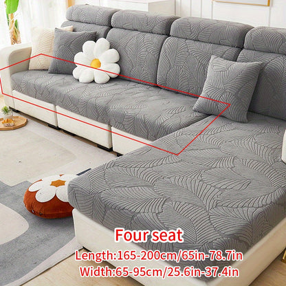 Non-slip elastic sofa slipcover protects furniture year-round in any room.