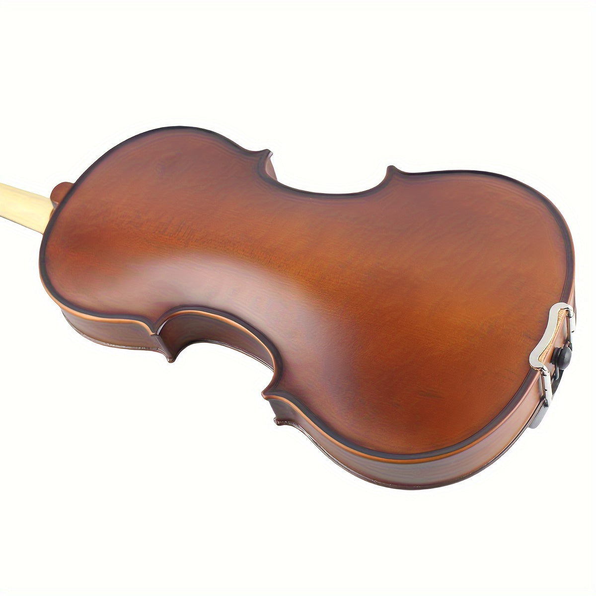 YMMuzik Violin with Solid Maple Construction, for Beginners and Professionals, UV Coated, Ebony Knobs, Carbon Fiber Tailpiece, Triangle Case.