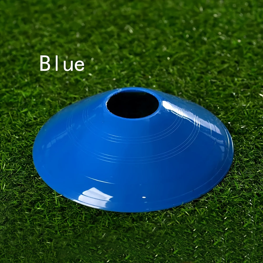 PE Football Training Equipment available in 5/10/20/50pcs sets with Thickened Round Mouth Logo Discs, ideal for outdoor sports.